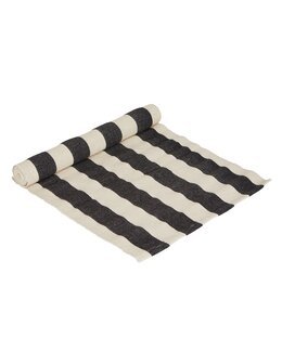 Bordslöpare Stig randig bäckebölja Svart - Fondaco