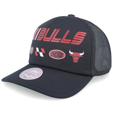 Mitchell & Ness - Chicago Bulls Speedway Hwc Black Trucker Trucker Black Cap - NBA @ Hatstore