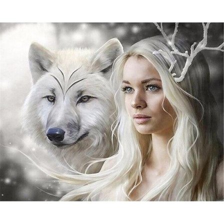 30 x 40 cm, Wolf Diamond Painting Embroidery Diamond Painting Can