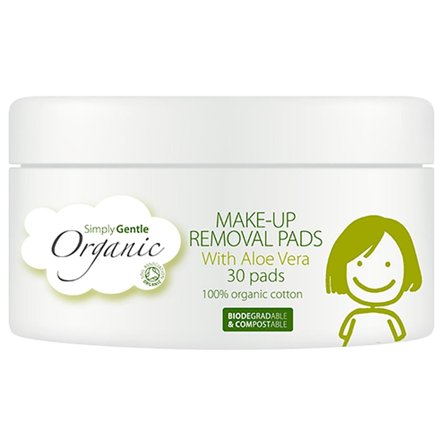 Simply Gentle Make-up fjerner Wet Pads Ø 30 stk., Skincare, Renseprodukter, Øjenmakeupfjerner