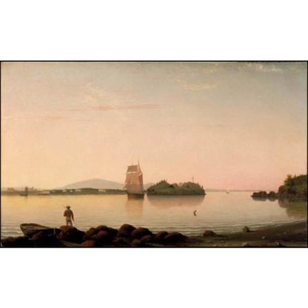 Owl's Head, Penobscot Bay, Fitz Henry Lane Brun