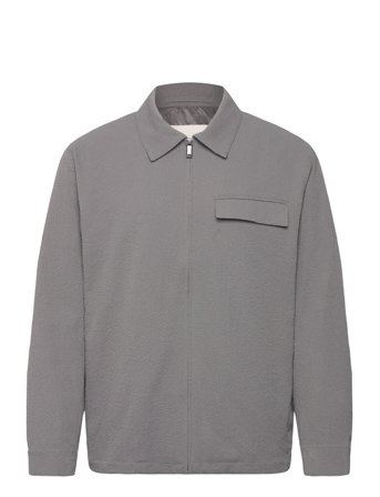 Calvin Klein | Ls Seersucker Shirt Jacket | L