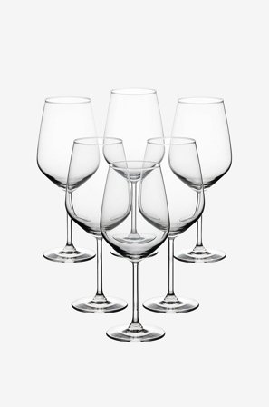 Hermia - Sæt med vinglas (4 dele) Avantgarde - Transparent - Vinglas - Fra Homeroom