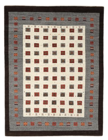 Loribaft Fine Persia Rug Hand Knotted 214X277 Dark Yellow/Black Persia