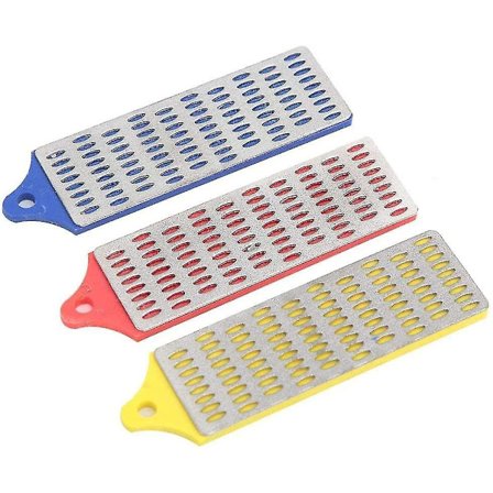 Diamanthærdningssteine Værktøjs Slibning Polering Hjul Plade Til Mejsler Jade Glas Fliser (3 stk., Multifarvet)