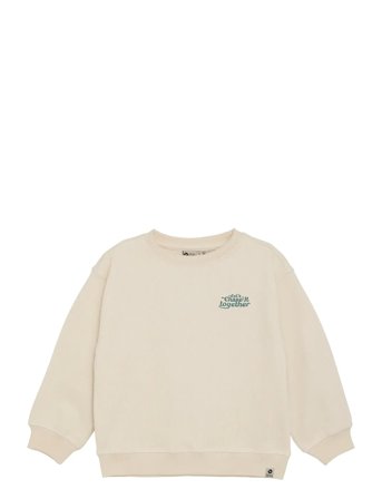 Over D Sweater Backprint Cream Daily 7