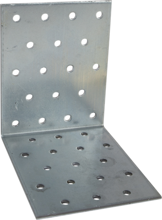 ESSVE 451616 Sømplade vinkel 100 mm, 2,5 mm 100 x 100 x 80 mm, Beslag