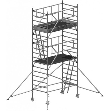 Zarges Z600 S-Plus Safetyställning 1,35x2,50x4,45 meter, Stegar & ställningar