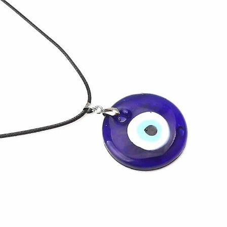 Tyrkisk Ondt Øye Beskyttelse Blå Øyne Glass Lykke Sjarm Hengesmykke Unisex