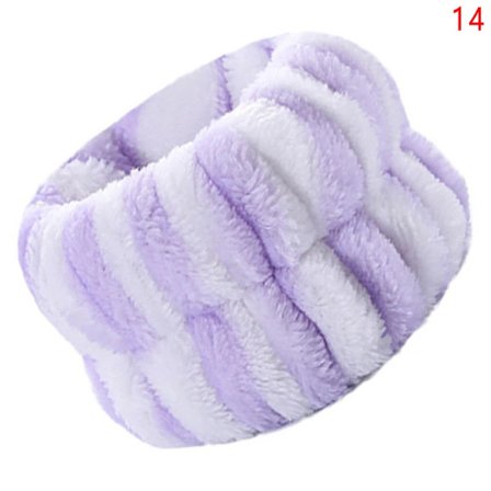 Super Mikrofiber Håndledd Vaskehåndkle Bånd Yoga Trening Ansiktsvask Hodebånd Myke Absorberende Vaskebånd Hodebånd Baderomstilbehør