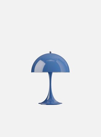 Panthella 250 oppladbar bordlampe opaque - indigo blue