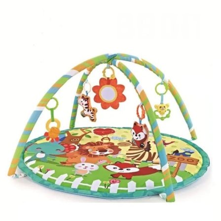 Best kvalitet Baby Lek Gym Lek Matte Tummy Time Fitness Ramme Aktivitet Rack med 5 Avtakbare Leker
