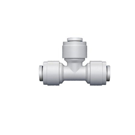 10 st Quick Connector 2-Way Splitter (Vit) för vattenrenare