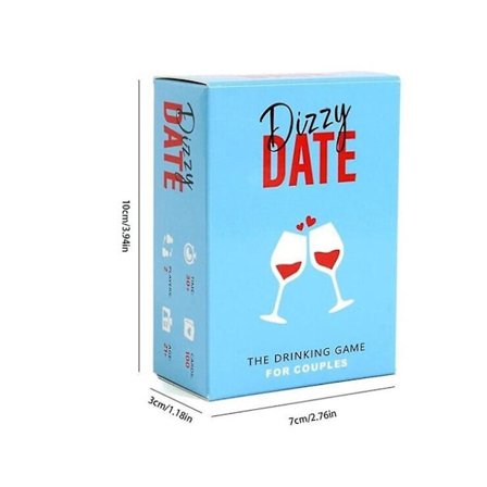 Dizzy Date Spil Kort 100 Dialogkort Til Date Aften Par Valentinsgave