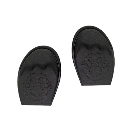 2 Par Store Skosåler - Passer Alle Sko - Skumputer - Sklisikre Forfotsåler for Tær (Svart)