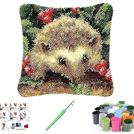 Latch Hook Kits DIY Dekorativ Pudebetræk Broderi