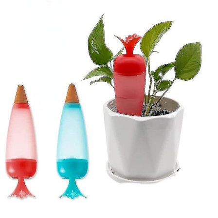 2 kpl itsekasteltavaa istutusastia-inserttiä ja kasvien kastelukuulia, kasvien kastelutikkuja sipulilaitteita