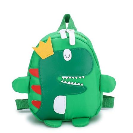 Studenter Børn Rygsæk Toddler Skole Taske Dinosaur 1-3 År Sød Tegnet Mellemmål Mænd Og Kvinder W Green