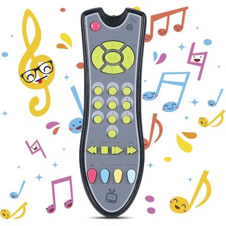 Baby legetøj musik TV fjernbetjening tidlige pædagogiske legetøj børn elektrisk kontrol læringsmaskine legetøjsgave