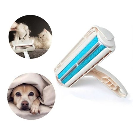Pälsborttagare / hårborttagare - tar bort hund- och katthår vit