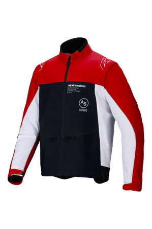Geacă Softshell Enduro Alpinestars Lite-Dura Negru/Roșu Aprins/Alb 3XL
