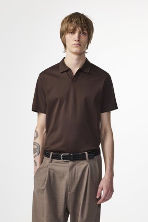 NN.07 Paul 3525 Polo Male Brown Organic Cotton
