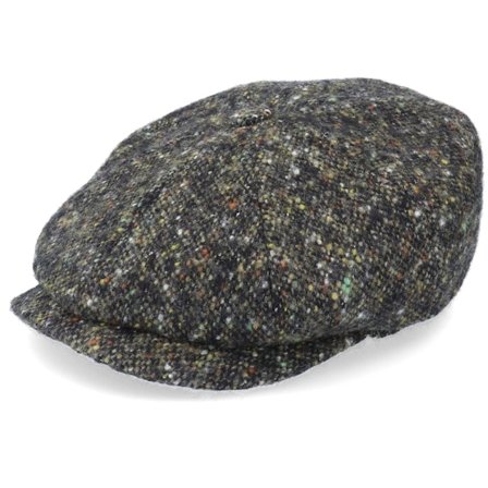 Stetson - Vert flatcap Casquette - Hatteras Donegal Green Flat Cap @ Hatstore