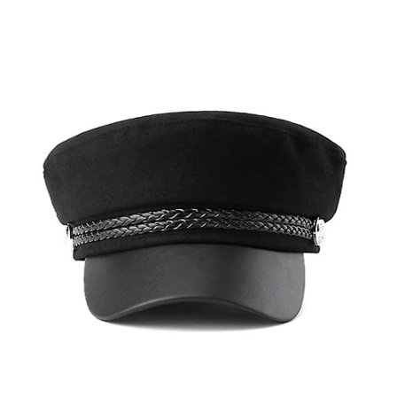 Chauffør Top Kasket Sort Baret Driver Kostume Hat Fancy Dress Ottekantede Hatte Baseball Hat Fisherman Driver Kasket