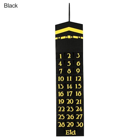 Eid Mubarak Filtkalender SVART SVART