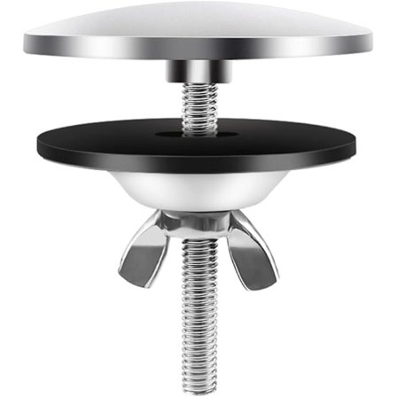 2-tums Hålskydd för Diskbänk, Rostfritt Stål Blandare Hålskydd för Handfat, Hålplugg för Diskbänksblandare, Förseglat Dekorativt Hål