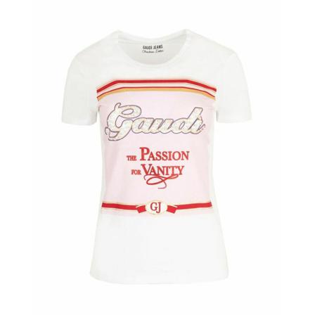 Gaudi, T-shirt Biały, Kobieta, Rozmiar: S