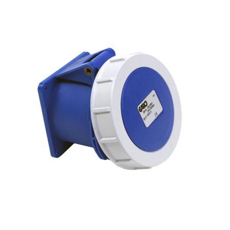 Garo UIV 232-6 S Paneelin ulostulo IP67, 3-napainen, 32A Sininen, 6 h, Liitäntätulpat & kaapelit