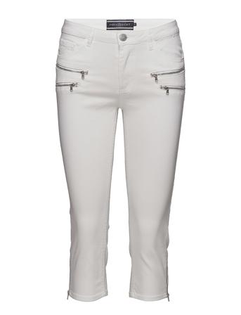 Fqaida-Ca Trousers Capri Trousers Valkoinen FREE/QUENT