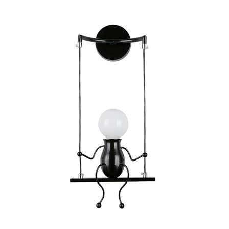 Kreativ Humanoid Vägglampa Modern Led Vägglampa Enkel Ljus (