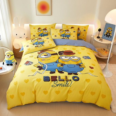 Minions Serie - Bomuldsprintet Dynesæt - Detektiv Kombination