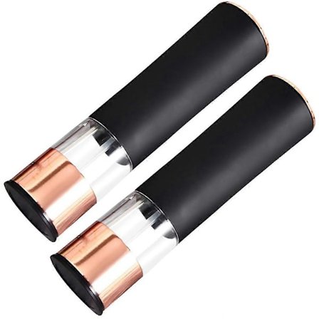 2 kpl automaattinen suola- ja pippurimylly, sähköinen maustemylly, paristokäyttöinen, säädettävä karkeus