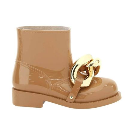 JW Anderson, chain rain boots Beige, Dames, Maat:39 EU,rubber