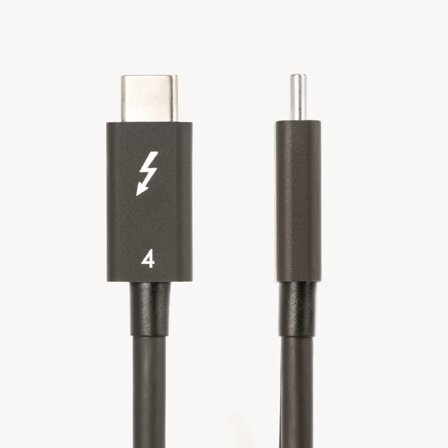 StarTech 3ft (1m) Thunderbolt 4 Cable, 40Gbps, 100W Power Delivery, 4K/8K Video, Intel-Certified Thunderbolt Cable - Compatible w/ USB 4/Thunderbolt