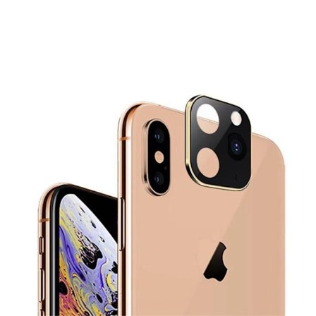iPhone 11 Pro Look-alike Kameralins för iPhone X/XS - Guld