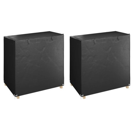 vidaXL Överdrag för hammock 2 st 8 öljetter 125x90x135/165 cm polyeten