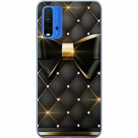 Xiaomi Redmi 9t Mjukt Skal - Gyllene Rosett