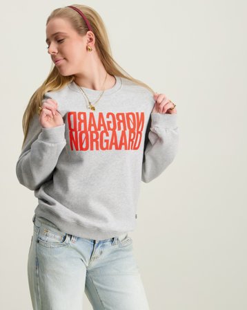 Mads Norgaard Original Sweat Talinka Sweatshirt Grå Genser Jente - Kids Brand Store