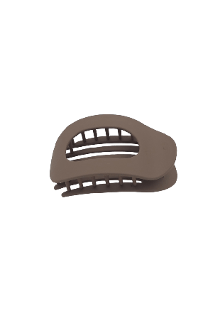 Complement Oval Hårklämma Matt Beige 9,5cm Accessoarer & tillbehör Dam Brun