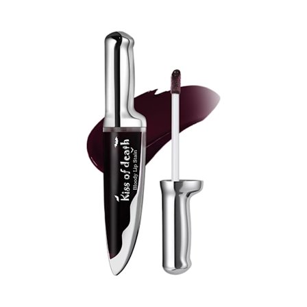 Halloween Mörkt Blodigt Läppstift Kladdfritt Matt Finish För Festsmink