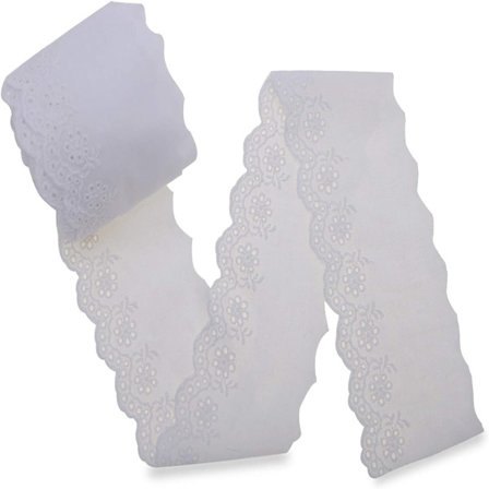 Blondekant Blondebånd Hvit Blonde