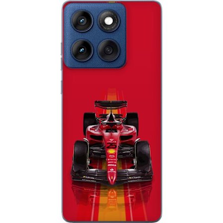 Yhteensopiva Puhelinkuori Motorola Motorola Edge 60 Ferrari Formula 1 -auto ikonisessa punaisessa muotoilussa urheilullisella tarkkuudella