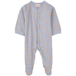 Sophie La Girafe Heather Giraffe Footed Baby Body 9 Months - All in ones - 9 months - Blue