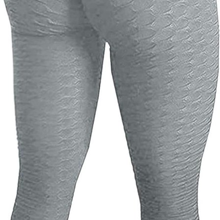 Berømte leggings, kvinners rumpe løftende yogabukser høye 01 grå KLB