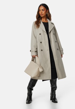 VERO MODA Vmfortunevega Long Trenchcoat Klær