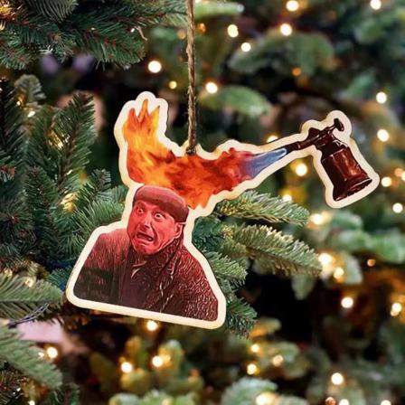 Barry Santa Gift Acrylic Meme En Festlig Mr. Wood Xmas Christmas
